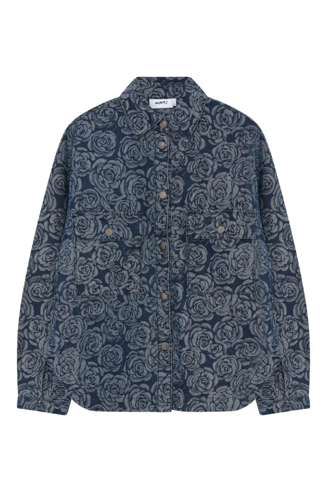 Moves by Minimum - Noliana Shirt 4518 241434518 - 1002 - Medium Blue Skjorter 