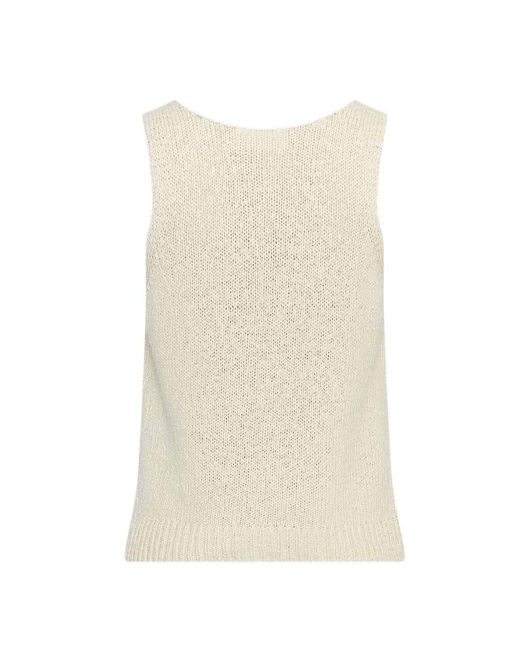 MSCH Copenhagen - Mschvivika Hannalie Sl Top 19921 - Bleached Sand Toppe 