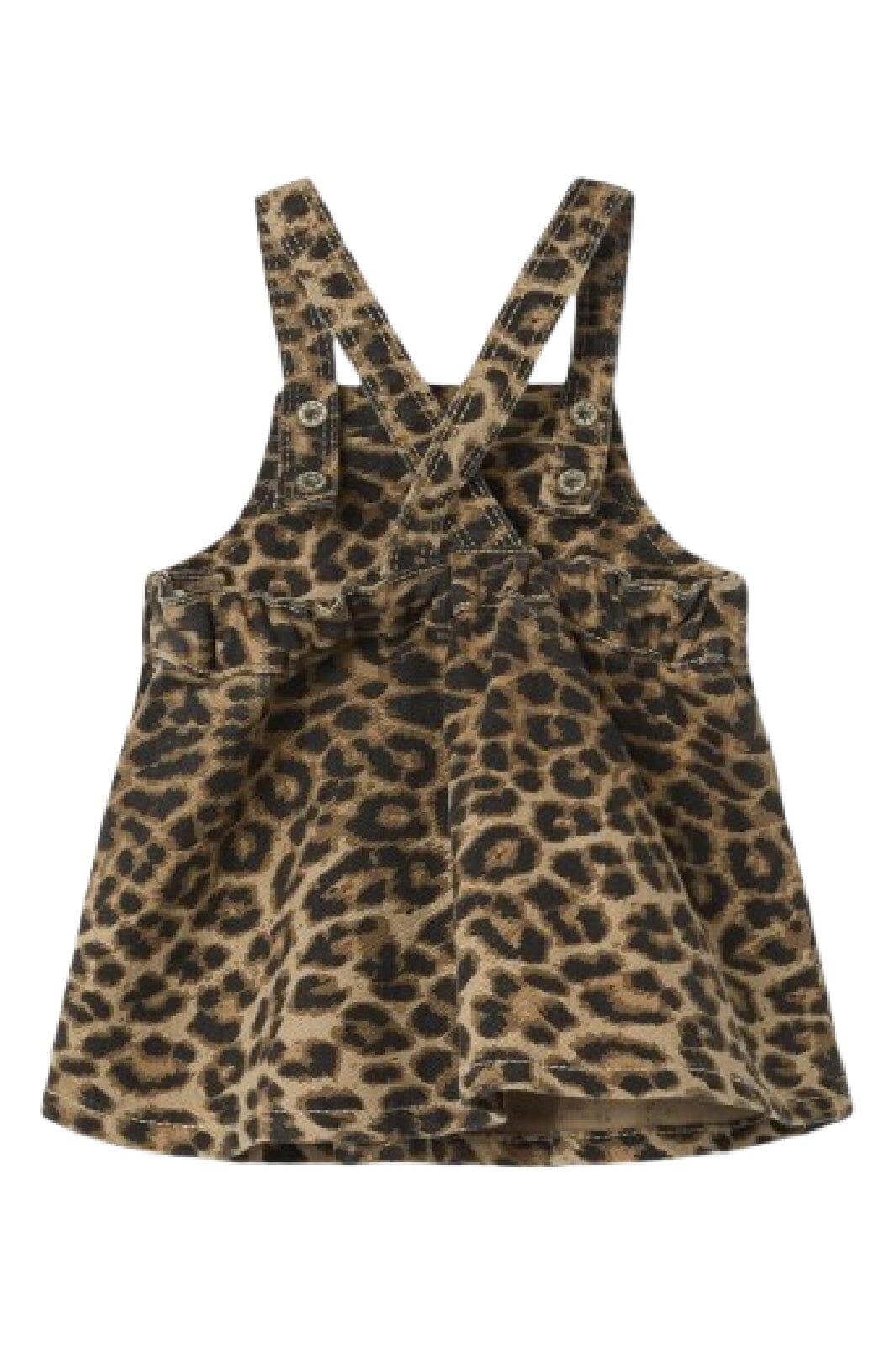 Name It - Nbfoda Twi Bibskirt 4444-Td F - 4723135 Silver Mink Leopard