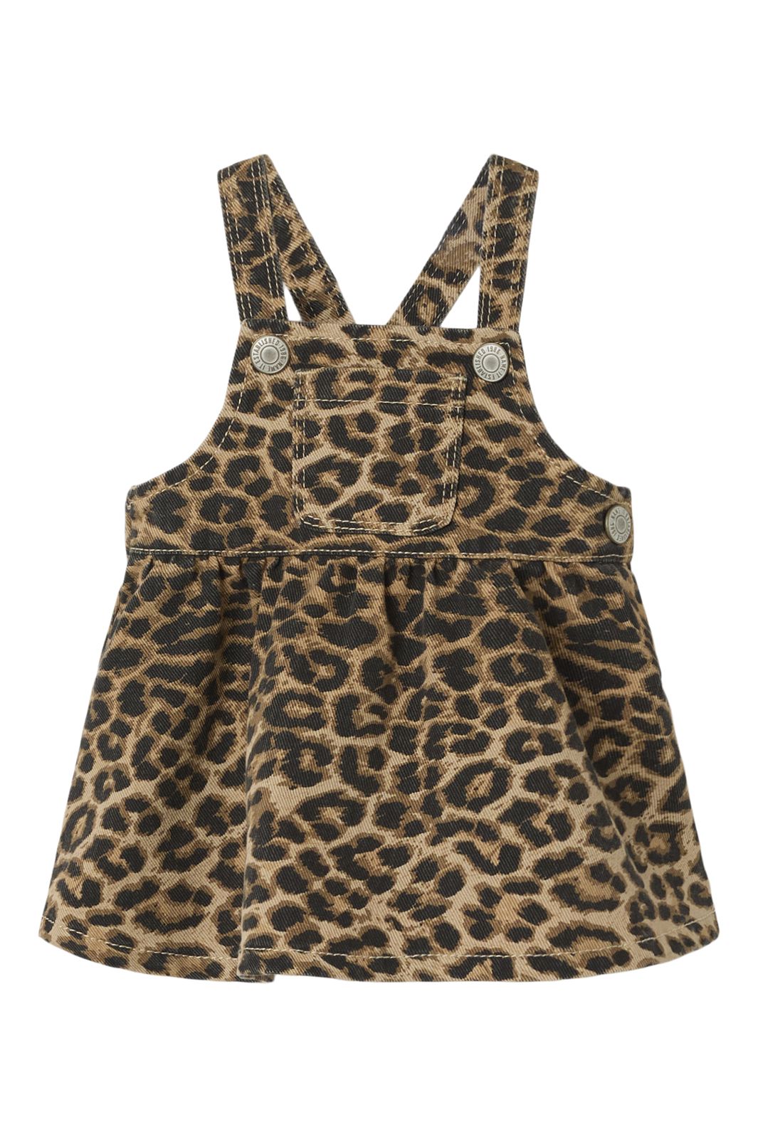 Name It - Nbfoda Twi Bibskirt 4444-Td F - 4723135 Silver Mink Leopard
