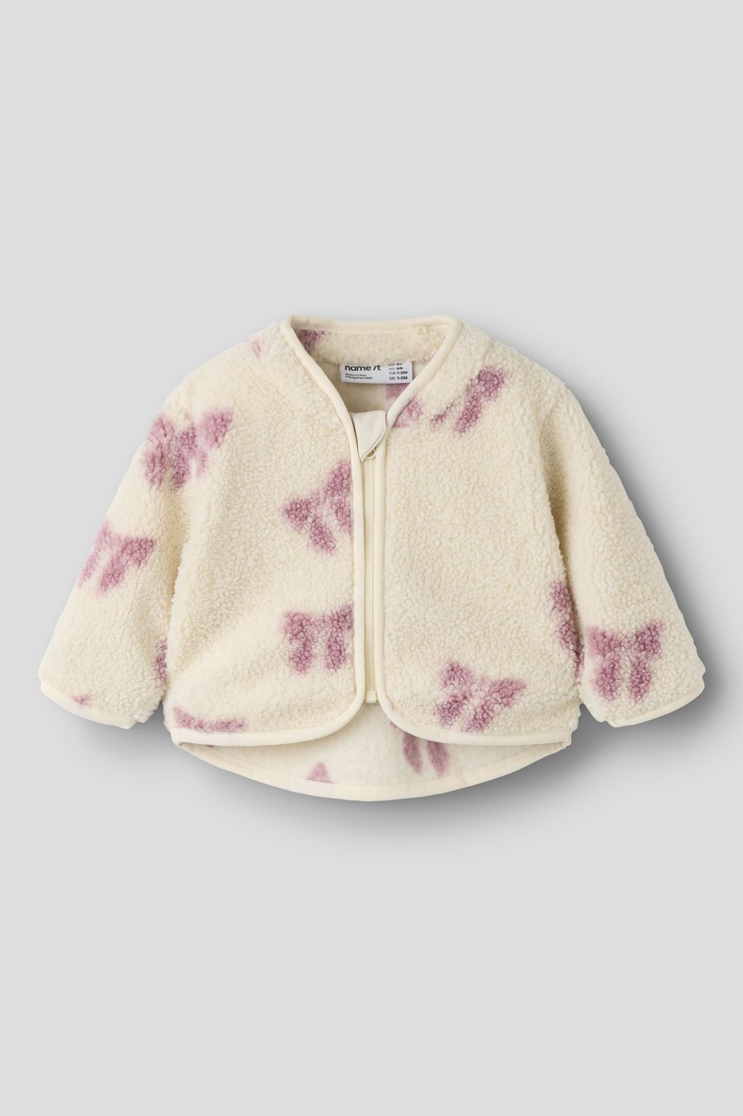 Name It - Nbfolaja Nreg Teddy Jacket - 5137195 Birch