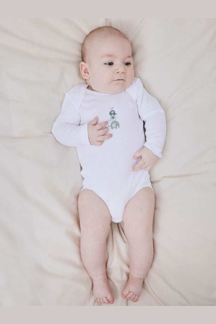 Name It - Nbmbody Ls Baby Elephant - 4585408 Baby Blue