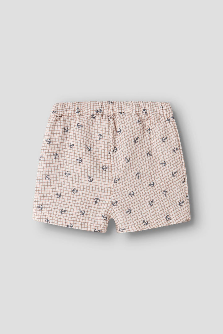 Name It - Nbmfront Shorts - 4974872 Cloud Dancer Anchor