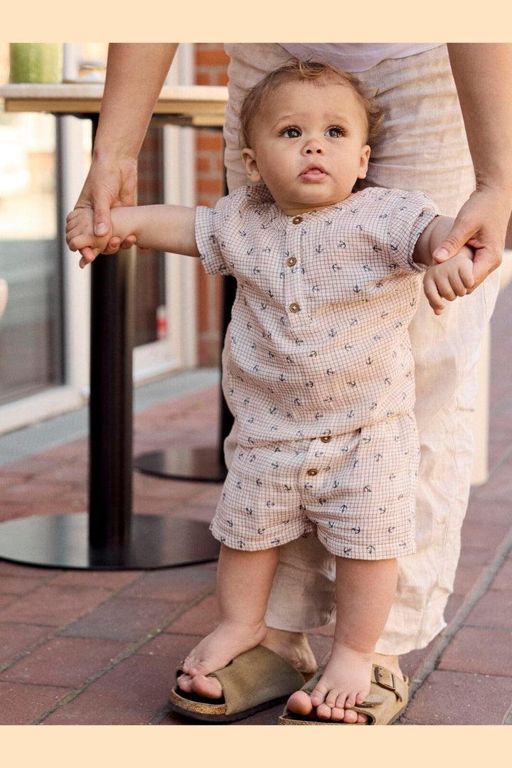 Name It - Nbmfront Shorts - 4974872 Cloud Dancer Anchor