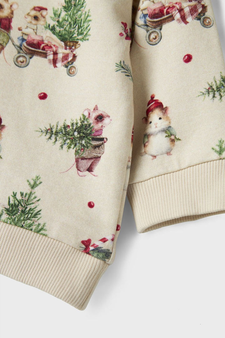 Name It - Nbnrenu Ls Sweat - 4845579 Peyote Melange