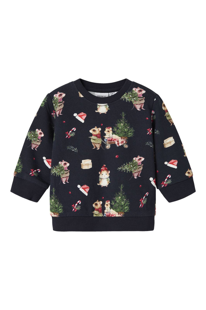 Name It - Nbnrenu Ls Sweat - 4845580 Navy Blazer