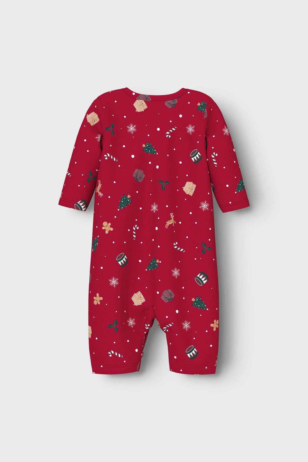 Name It - Nbnvismas Ls Nightsuit - 4879832 Jester Red Xmas Aop Red