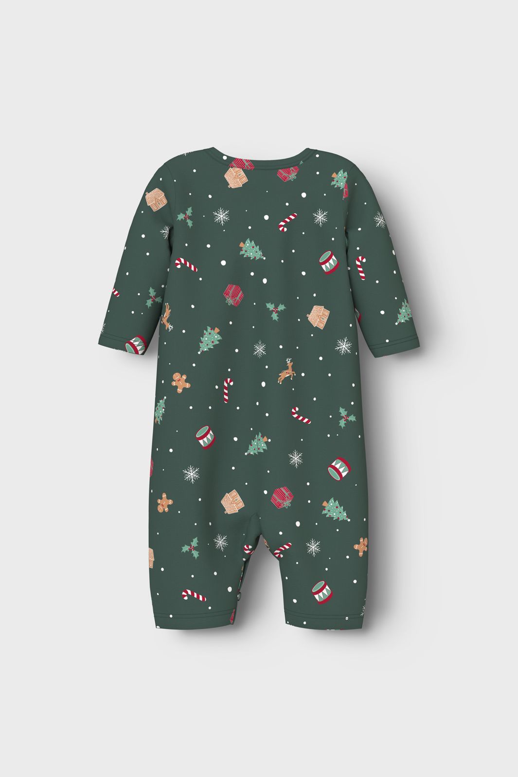 Name It - Nbnvismas Ls Nightsuit - 4918621 Botanical Garden Xmas Aop