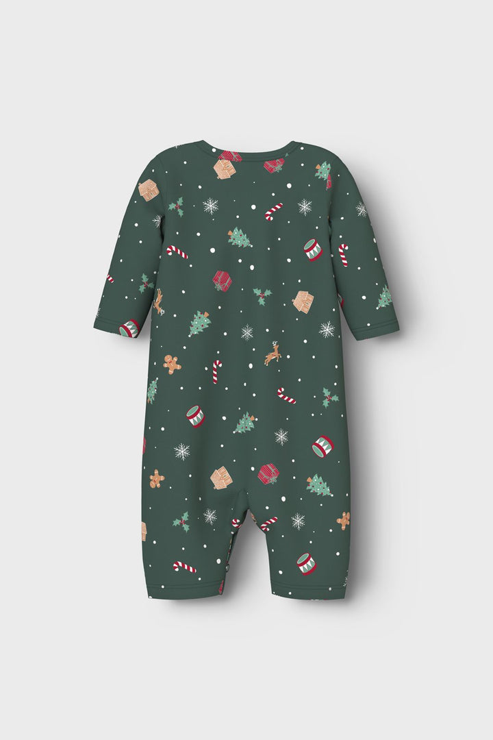 Name It - Nbnvismas Ls Nightsuit - 4918621 Botanical Garden Xmas Aop