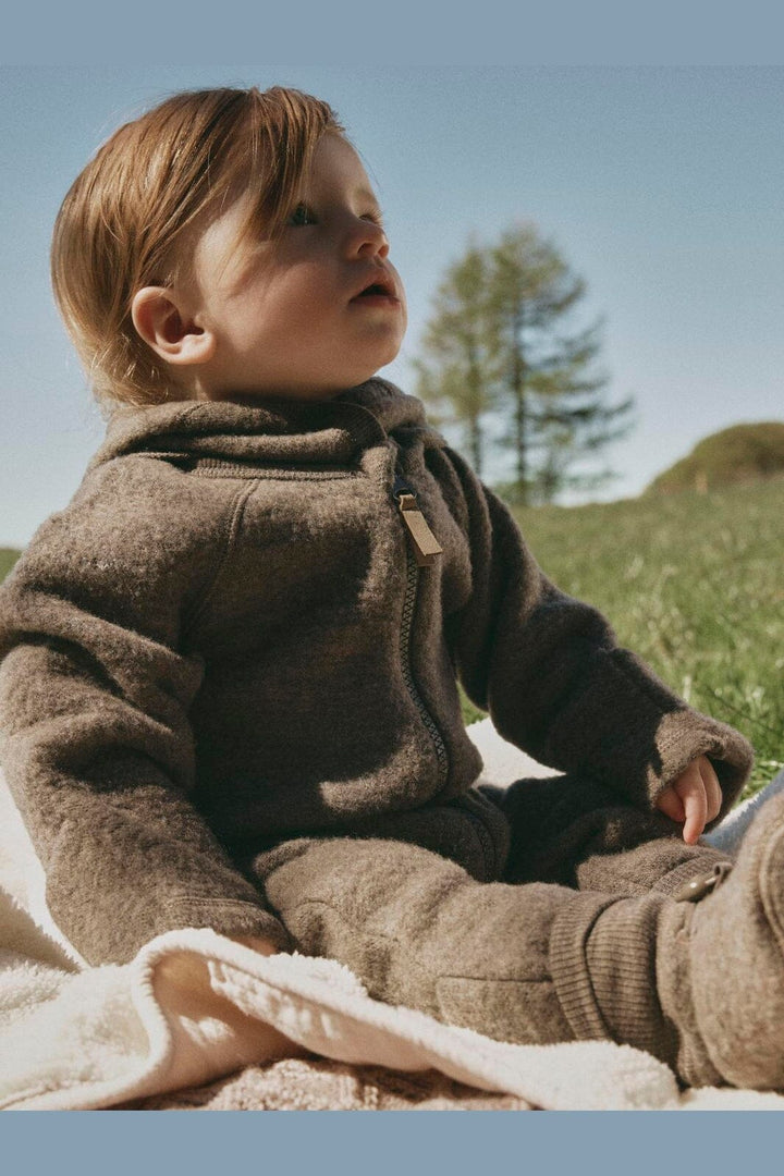 Name It - Nbnwmino Wool Ls Suit - 5079535 Morel
