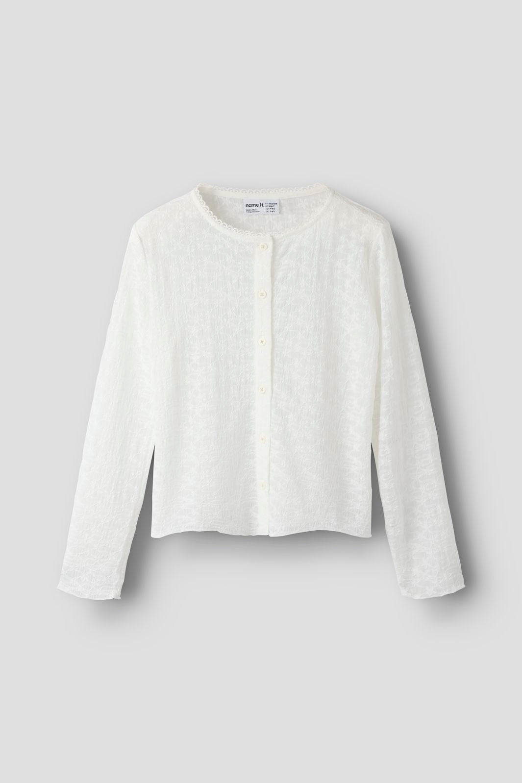 Name It - Nkffrinna Ls Card - 5129945 Bright White