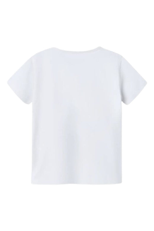 Name It - Nmfalda Barbie Ss Nreg Top Box Sky - 4753116 Bright White