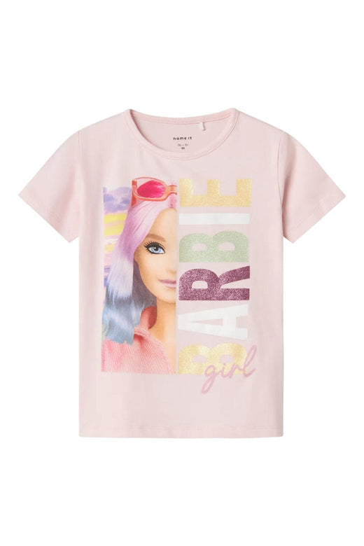 Name It - Nmfalda Barbie Ss Nreg Top Box Sky - 4753117 Ballerina