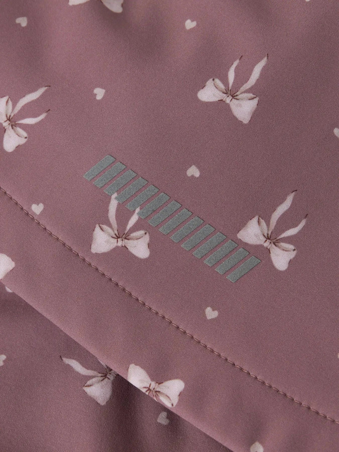 Name It - Nmfalfa08 Softshell Ashape Jacket Fo1 - 5073445 Wistful Mauve Heart Bow Jakker 