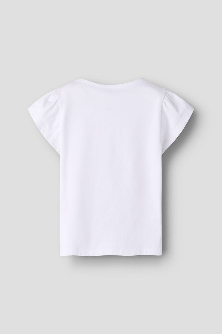 Name It - Nmfamena Pippi Ss Top Sky - 5089266 Bright White