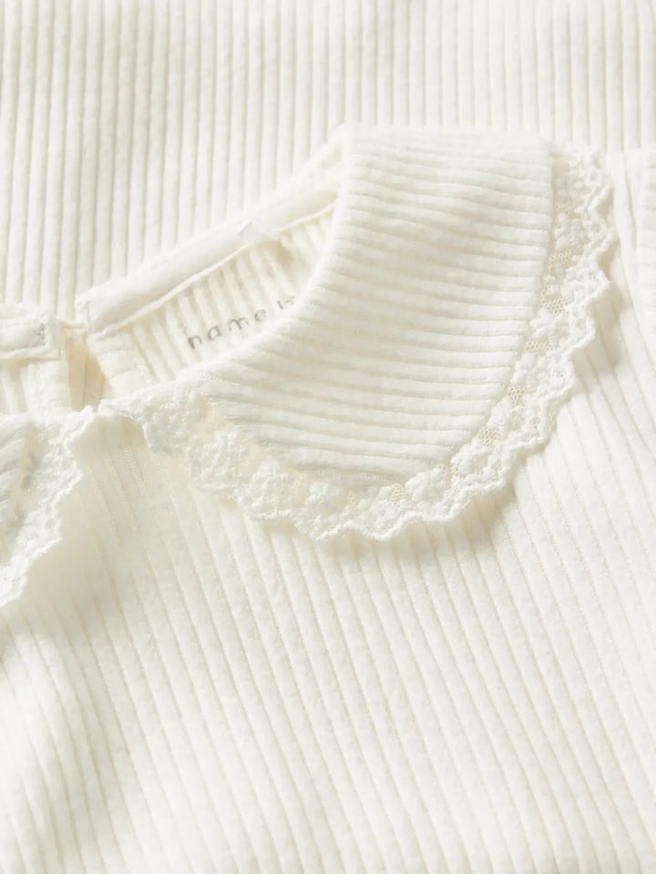 Name It - Nmfbaila Ls Top - 4879829 Bright White T-shirts 