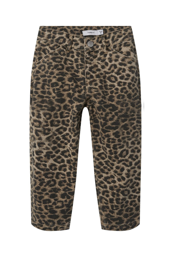 Name It - Nmfbella Twi Pants 4444-Td - 5109846 Silver Mink Leopard