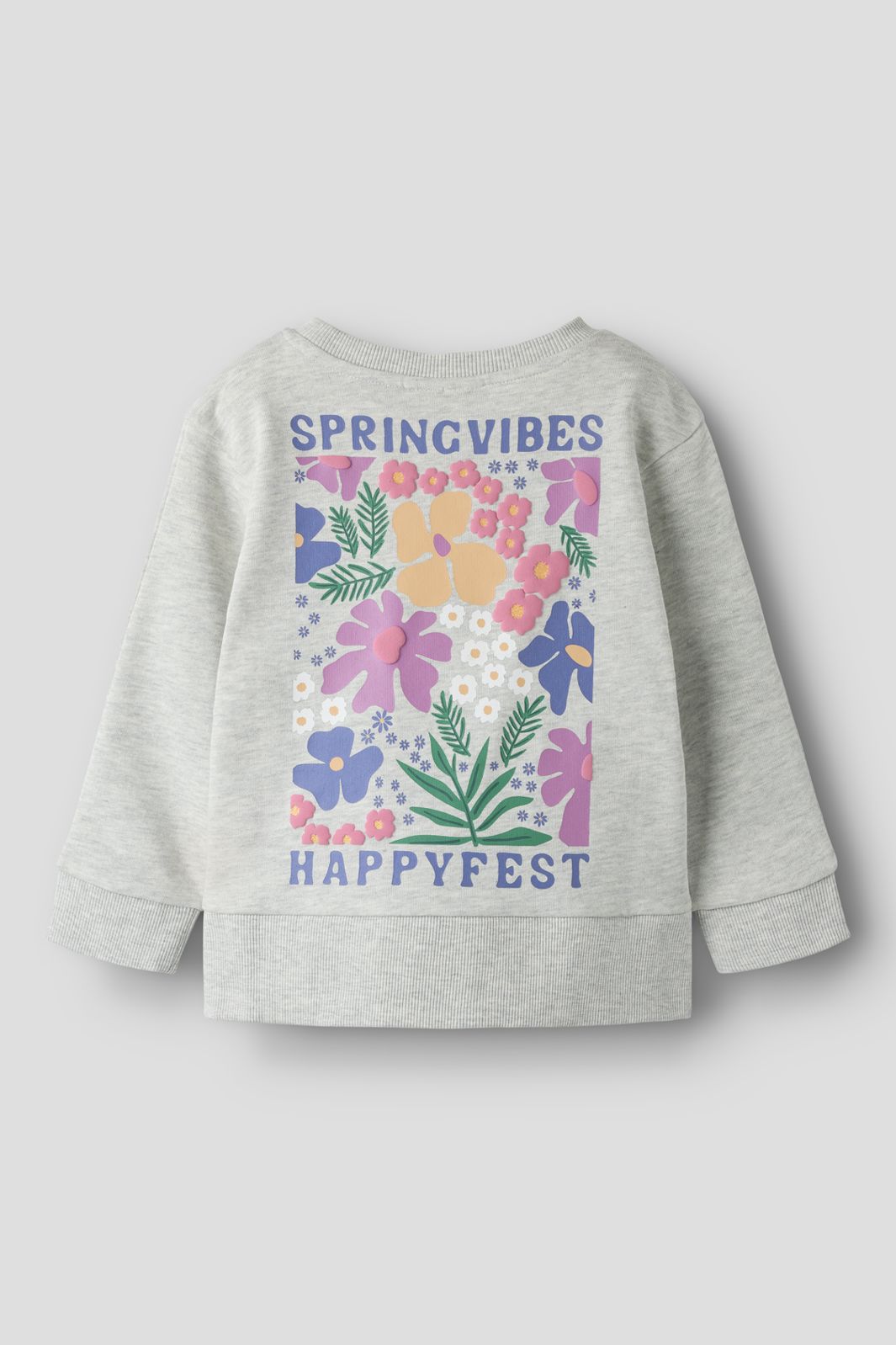 Name It - Nmffunna Ls Nreg Swe - 5106317 Light Grey Melange