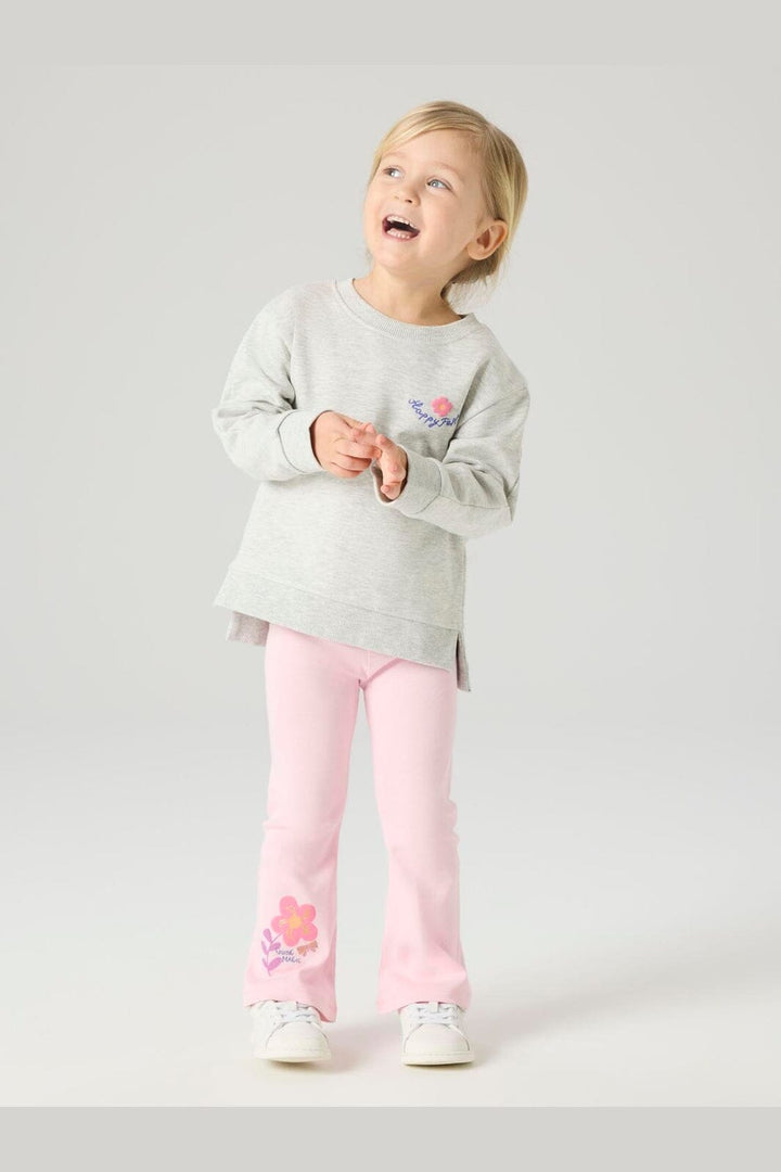 Name It - Nmffunna Ls Nreg Swe - 5106317 Light Grey Melange