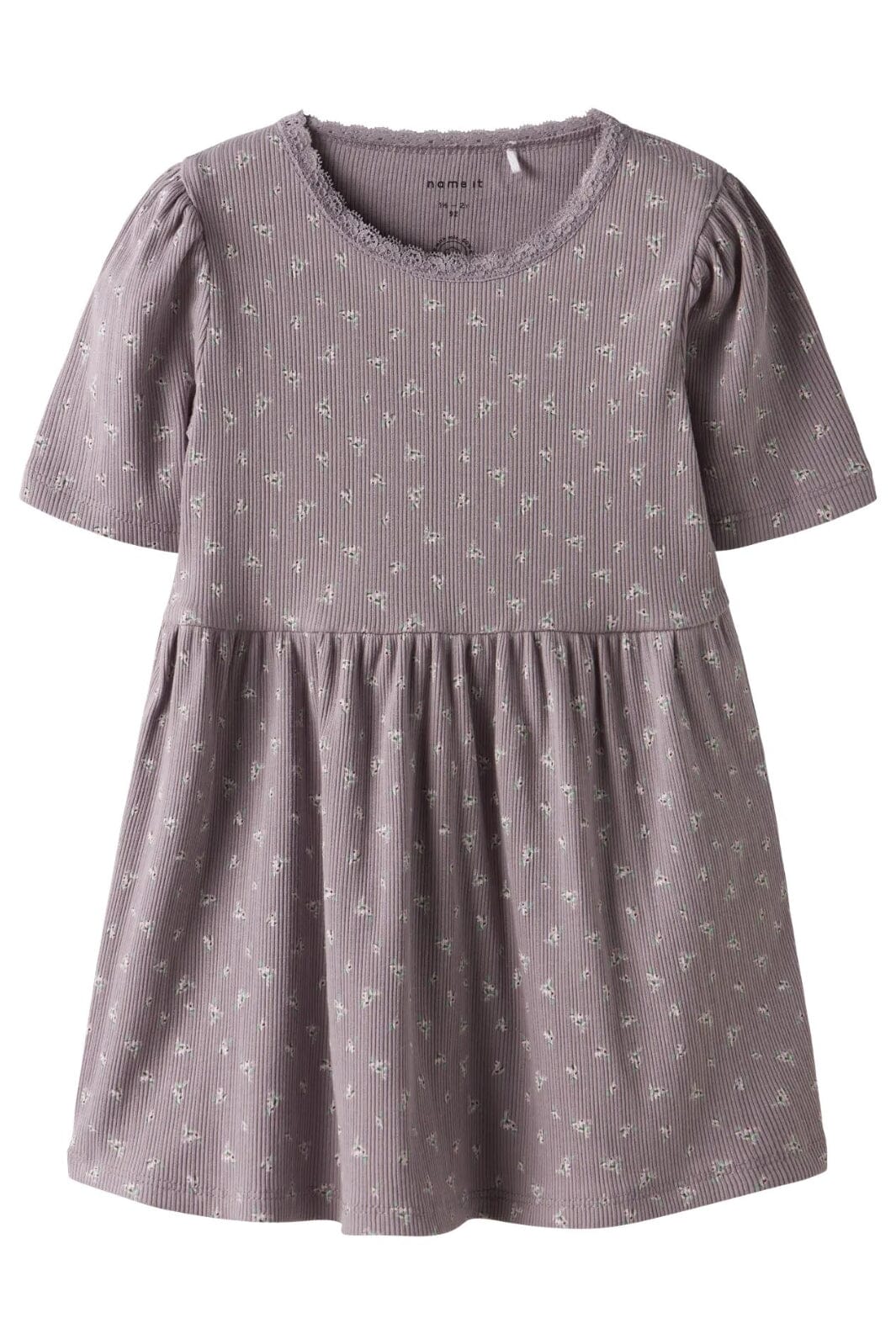 Name It - Nmfhoise Slim Ss Dress - 4833163 Purple Dove