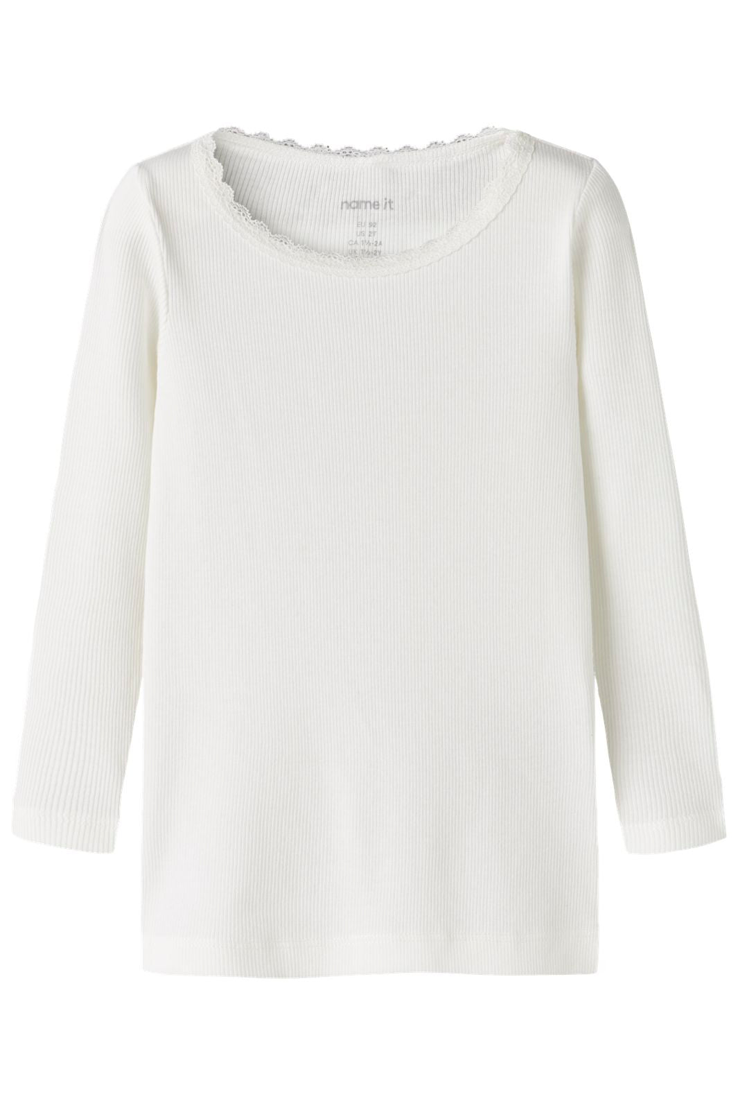 Name It - Nmfkab Ls Top - 4976204 Cloud Dancer