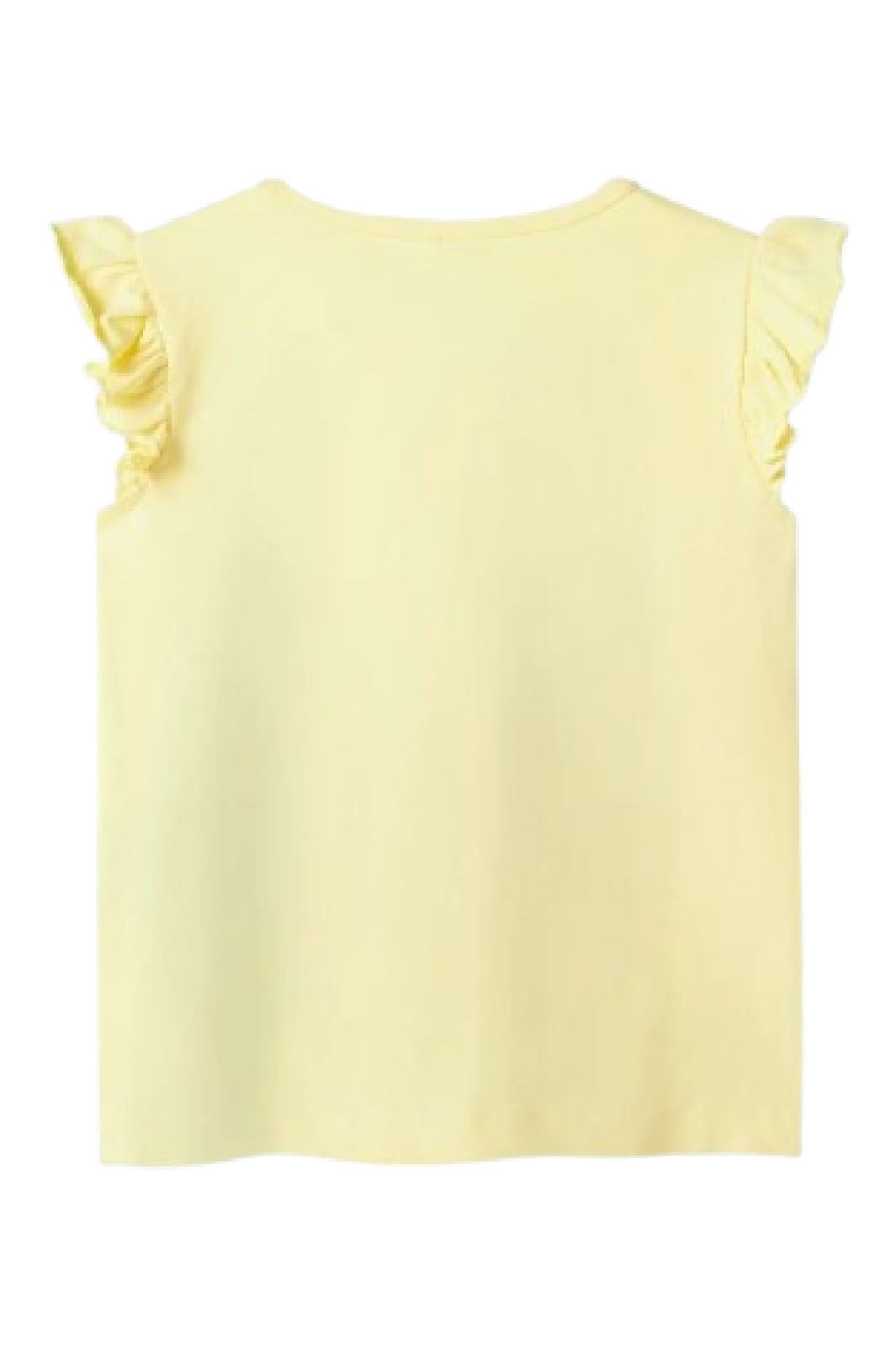 Name It - Nmfmedis Gabby Ss Top Box Sky - 4711448 Chardonnay