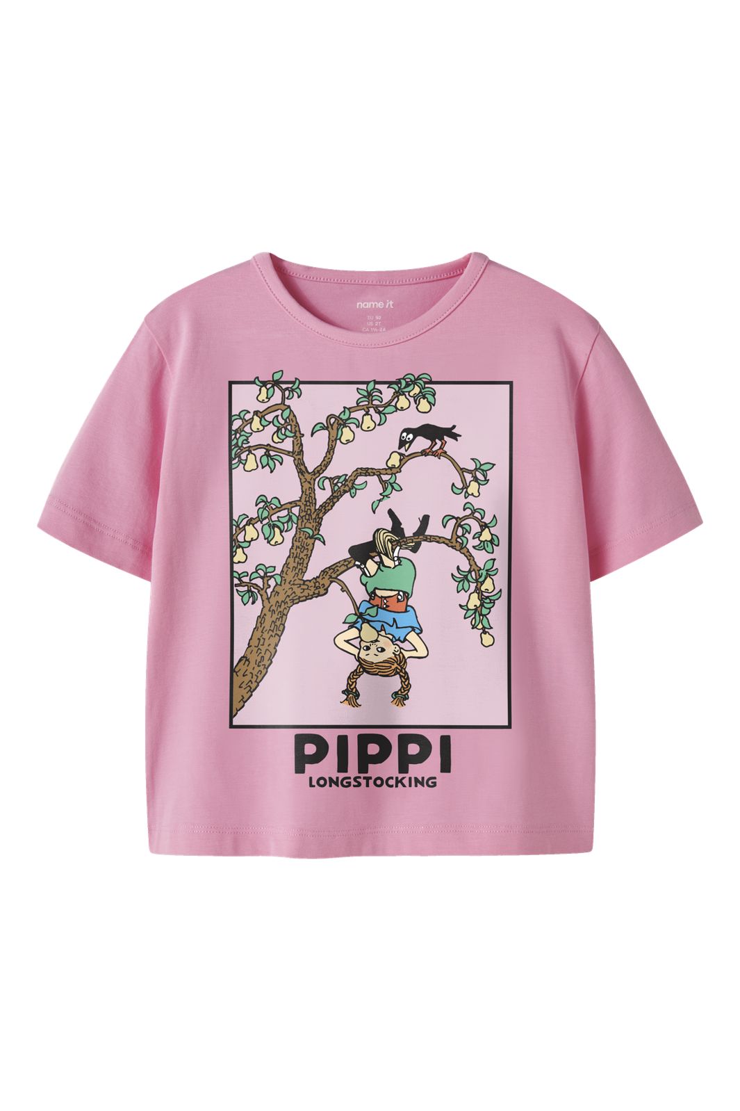 Name It - Nmfmuri Pippi Ss Nreg Top Box Sky - 4998571 Pink Drink