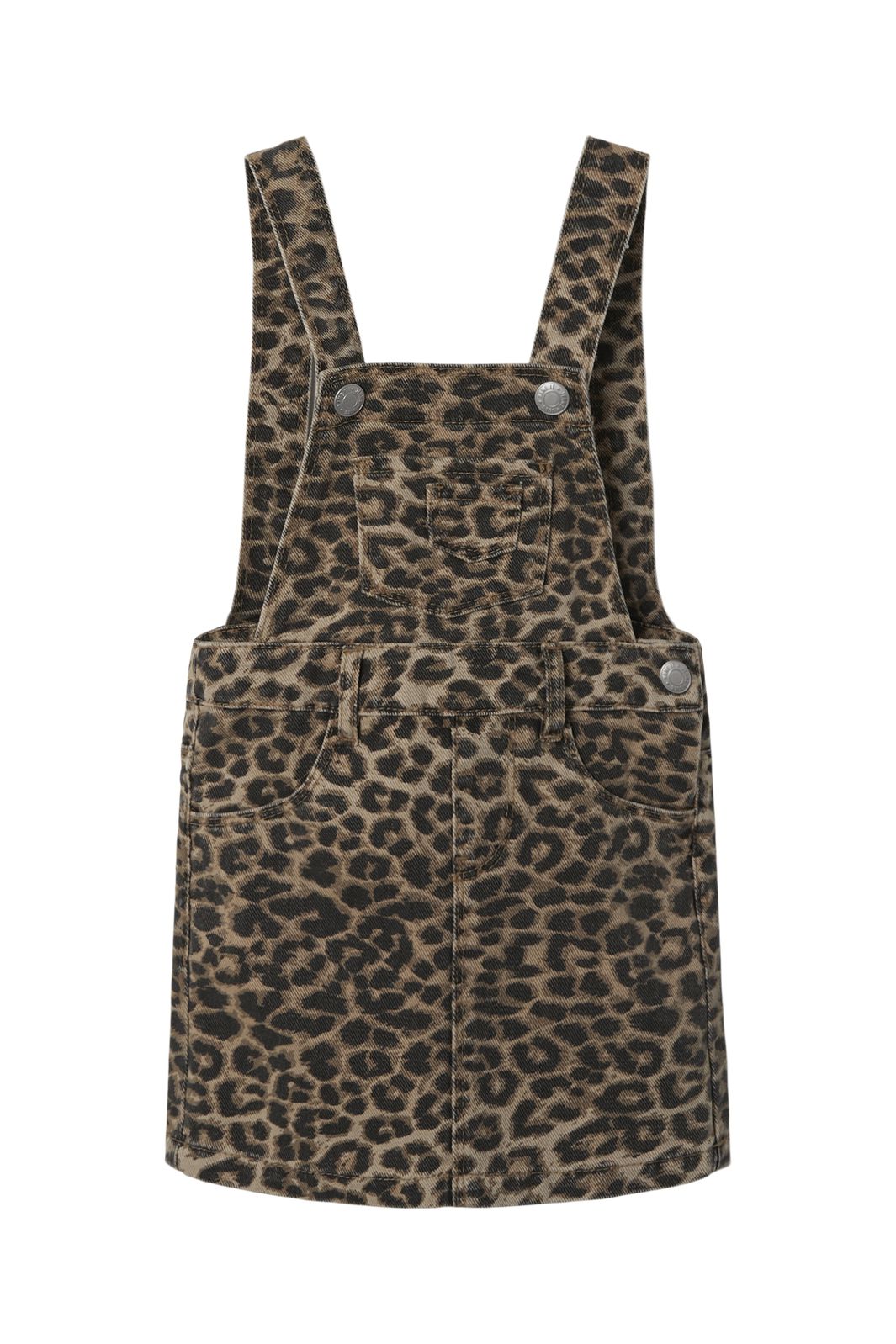 Name It - Nmfophelia Twi Spencer Dress 4444-Td - 4722890 Silver Mink Leopard