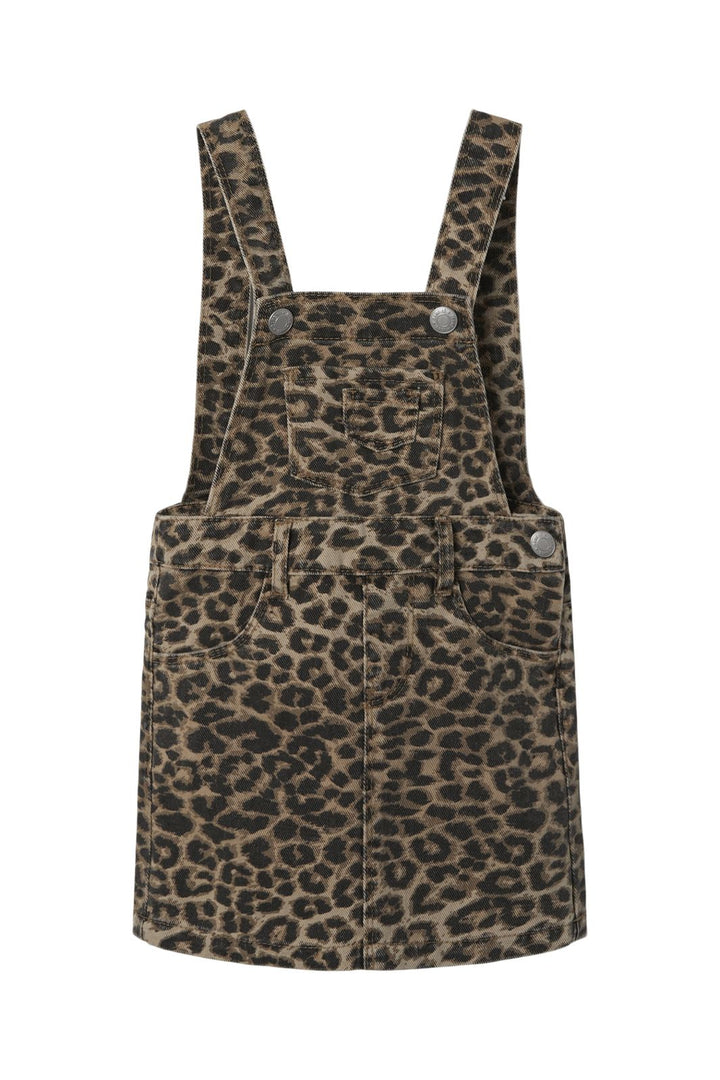 Name It - Nmfophelia Twi Spencer Dress 4444-Td - 4722890 Silver Mink Leopard