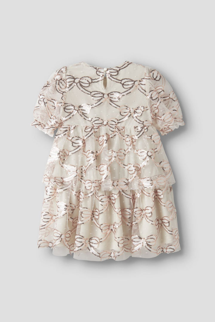 Name It - Nmfrila Tulle Ss Dress - 5114972 Birch