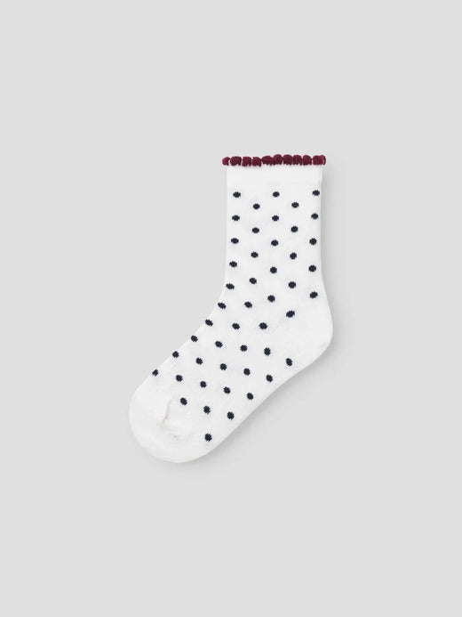 Name It - Nmfriva Sock - 4878941 Burgundy Strømper 