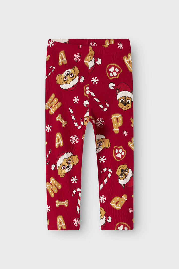 Name It - Nmfsarba Paw Ls Nightset - 4842022 Barbados Cherry