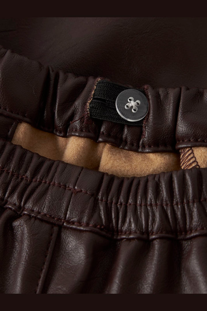 Name It - Nmfsliva Pu Pant - 5130208 Chocolate Plum