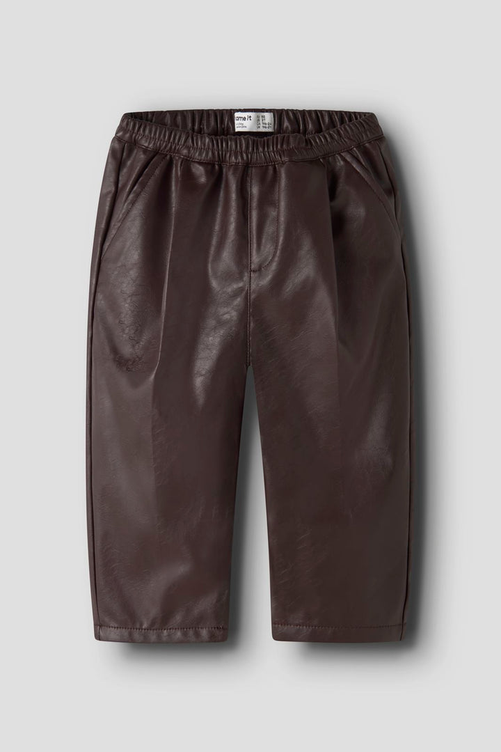 Name It - Nmfsliva Pu Pant - 5130208 Chocolate Plum