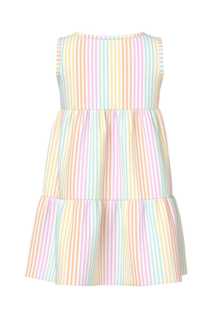 Name It - Nmfvigga Spencer Dress - 5058202 Bright White Cool Stripe
