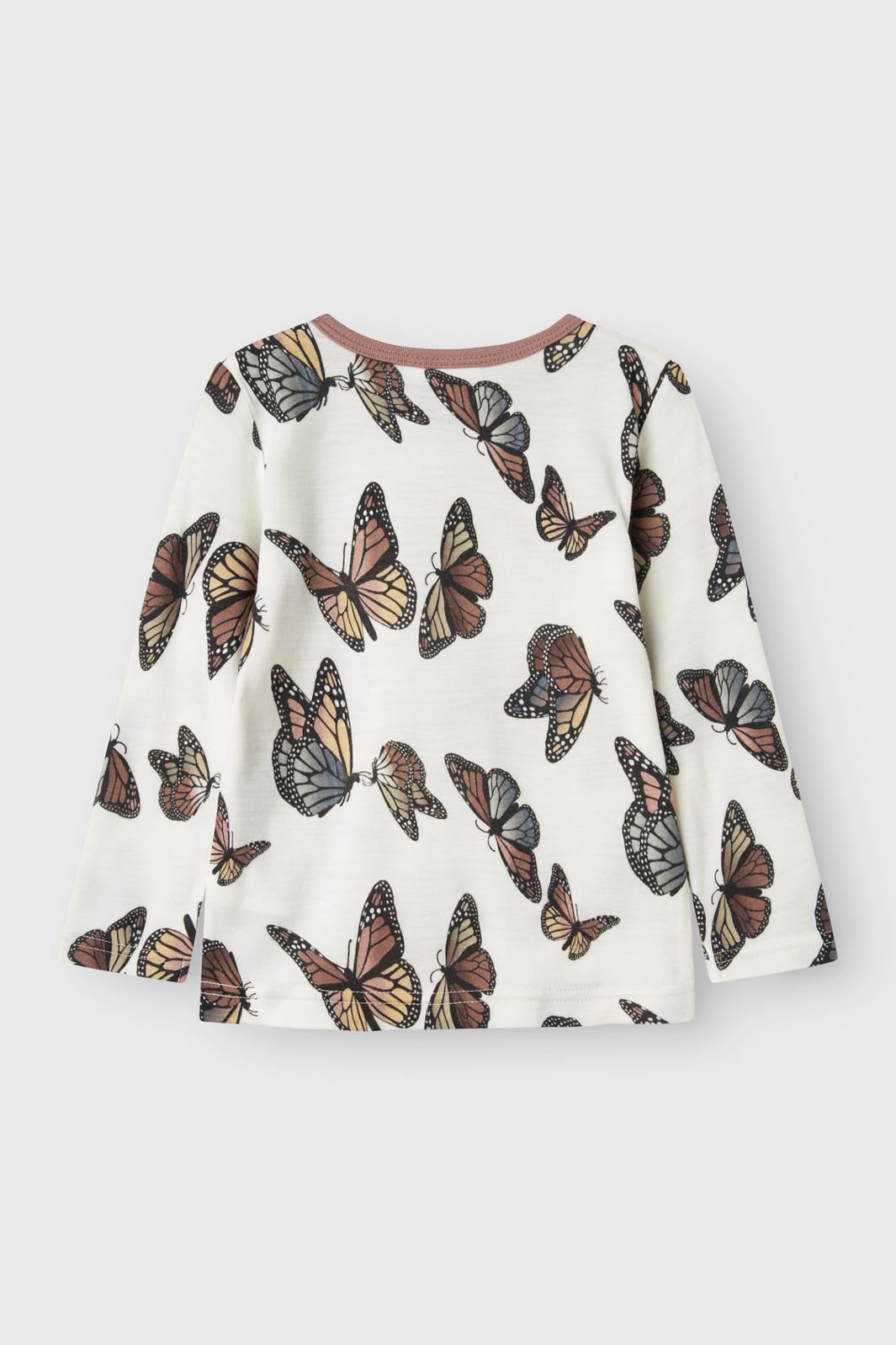 Name It - Nmfwillitus Wool Ls Top - 4738377 Snow White Butterfly
