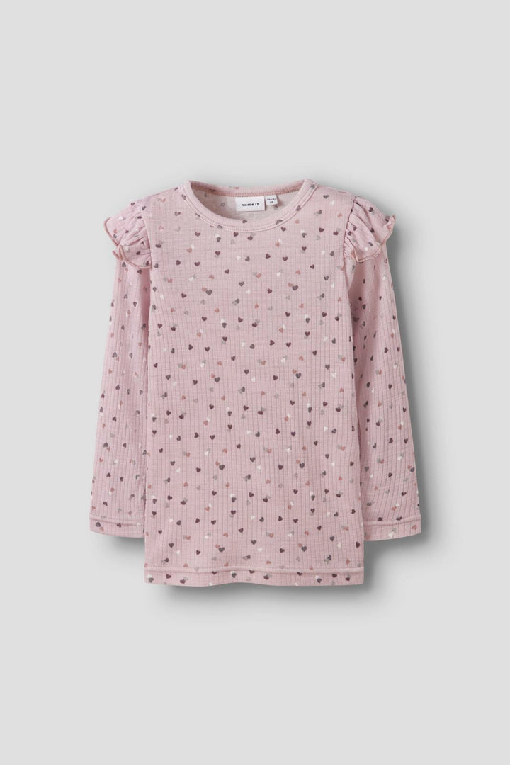 Name It - Nmfwomi Wo/Mo Ls Top - 4740422 Shadow Gray Duts
