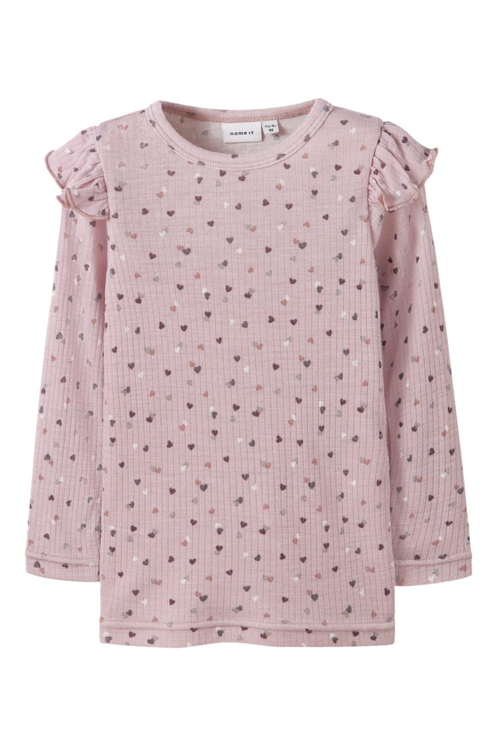 Name It - Nmfwomi Wo/Mo Ls Top - 4740422 Shadow Gray Duts