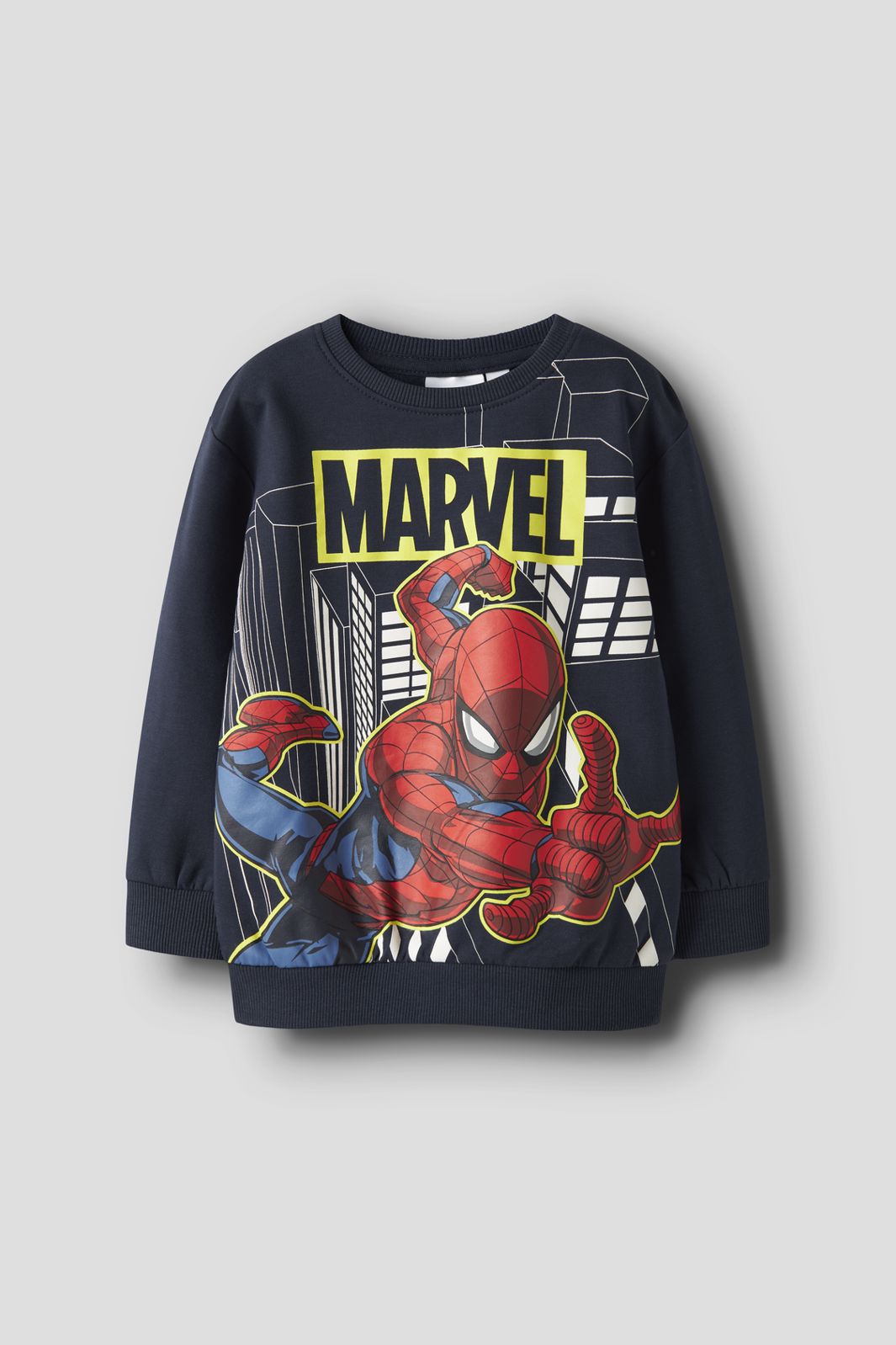 Name It - Nmmdion Spider Nreg Sweat Mar - 4921281 Navy Blazer