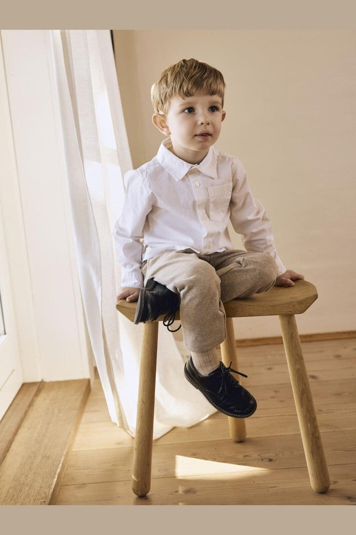 Name It - Nmmfeshirt Ls Shirt - 4145736 Bright White