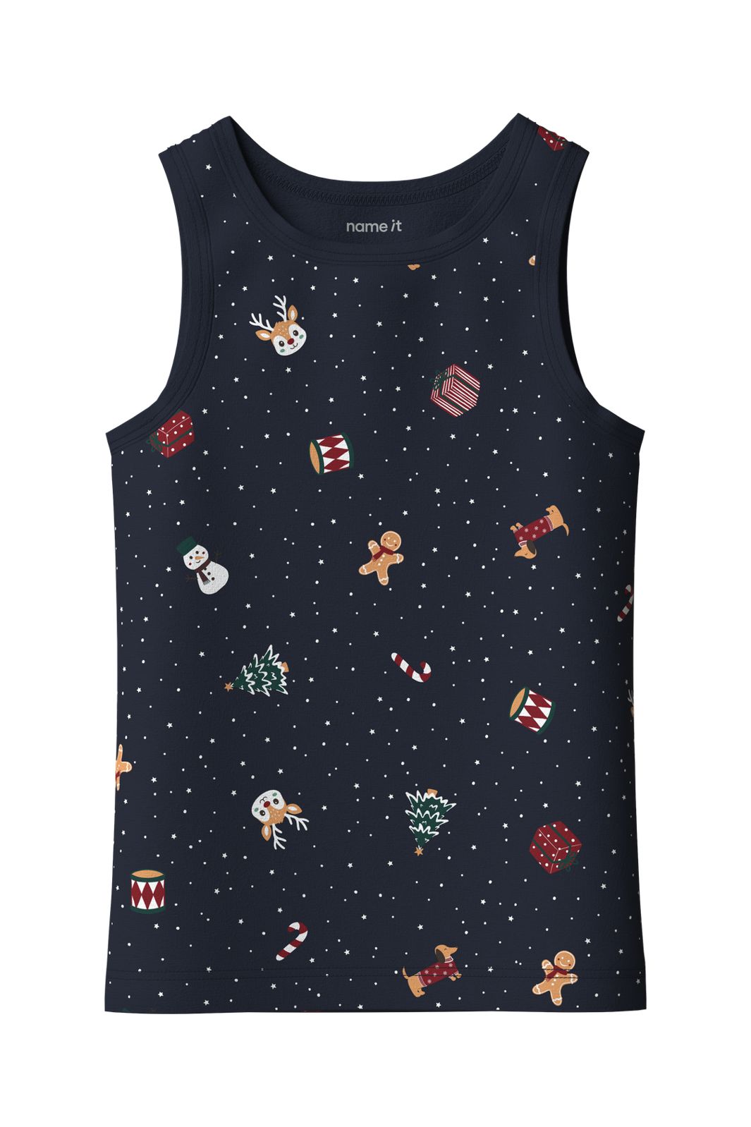 Name It - Nmmvismas Tank Top Giftpack - 5144312 Navy Blazer W/ Botanical Garden