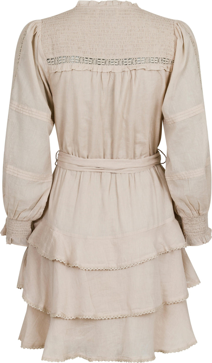 Neo Noir - Ada S Voile Dress - Sand