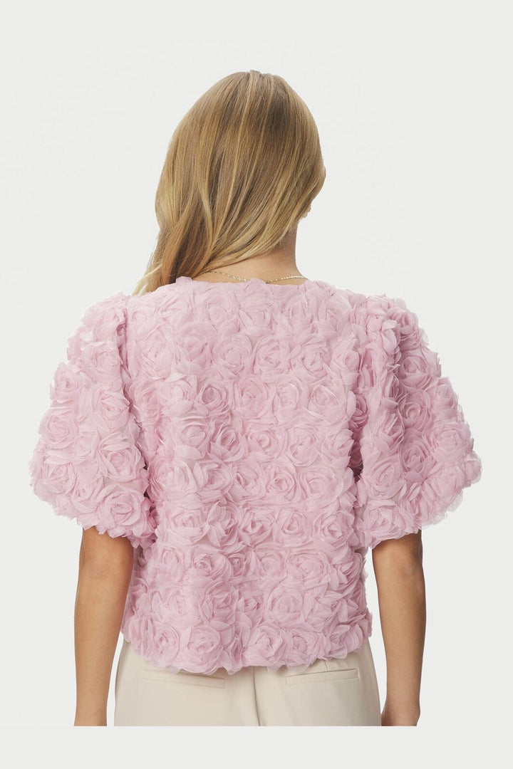 Neo Noir - Aisa Flower Blouse 168409 - 165 - Rose