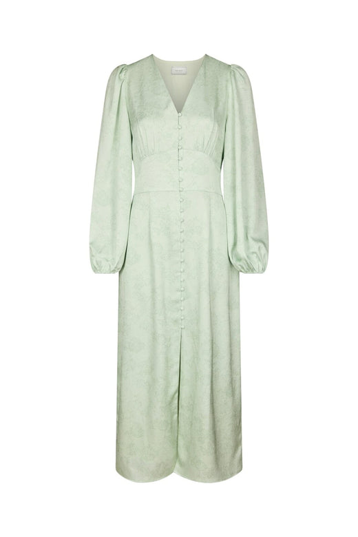 Neo Noir - Alto Pattern Sateen Dress 166828 - 154 - Light Green