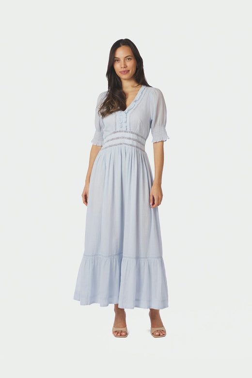 Neo Noir - Alvina S Voile Dress 169037 - 145 - Light Blue