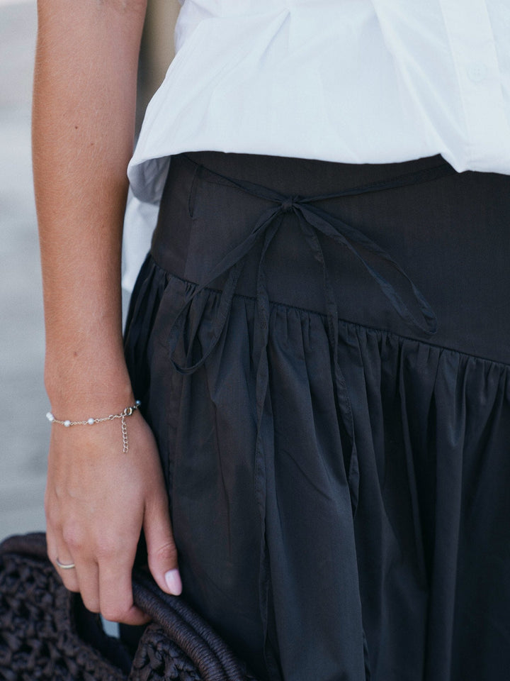 Neo Noir - Anais Poplin Skirt 168516 - 584 - Chocolate Brown Nederdele 