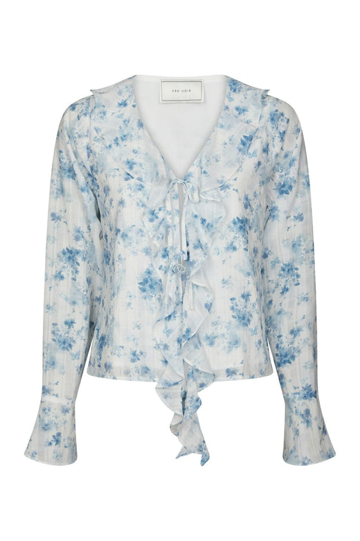 Neo Noir - Anika Fleur Blouse 169222 - 460 - Blue Floral