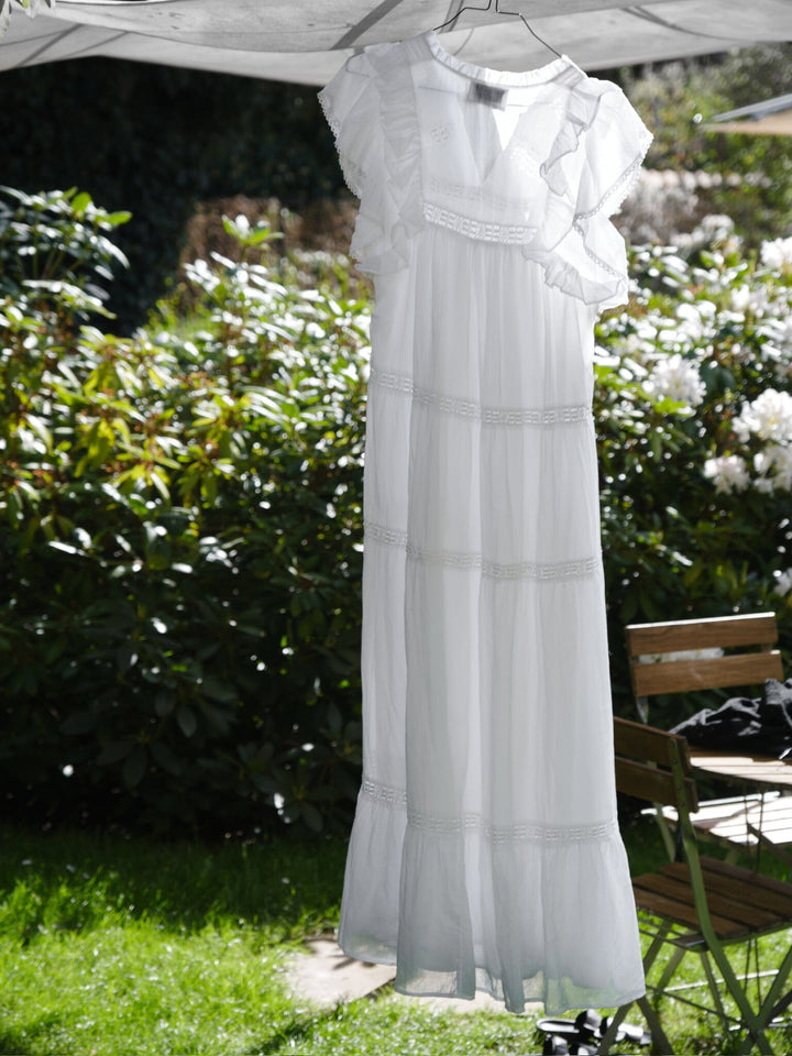 Neo Noir - Ankita S Voile Dress - White Kjoler 
