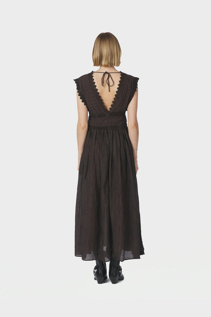 Neo Noir - Arista Lace Dress 169643 - 676 - Dark Brown