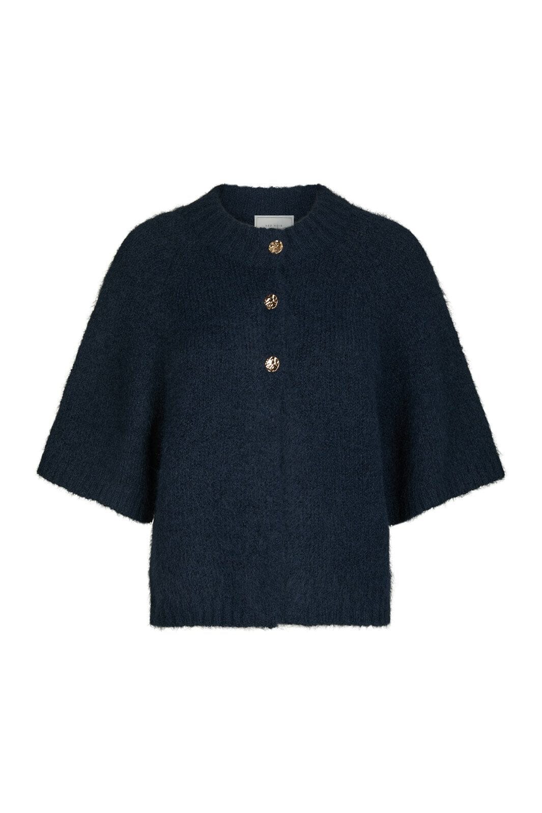 Neo Noir - Benuta Fluffy Knit Cardigan 165816 - 141 - Navy